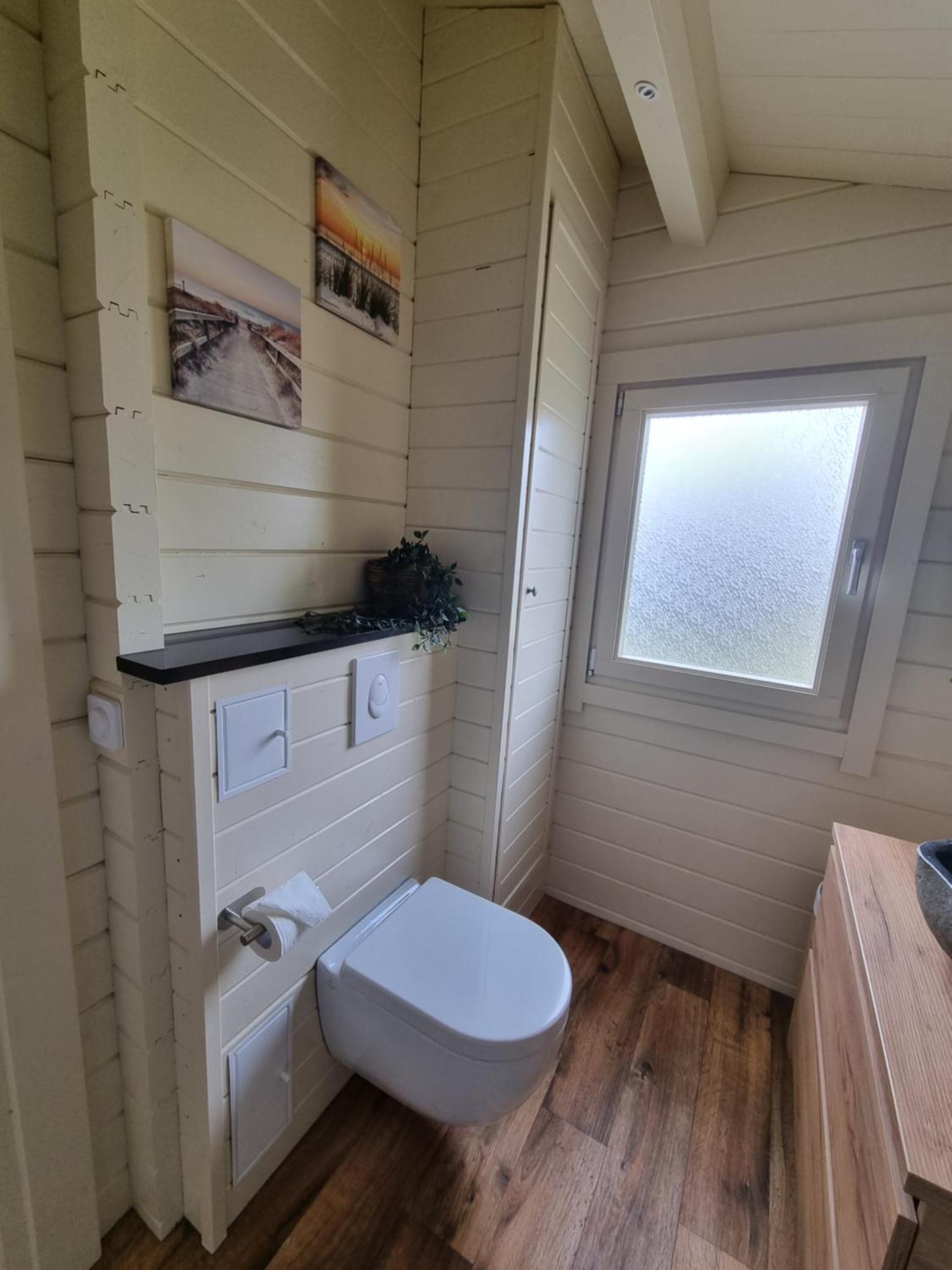 Nieuw - Luxe Blokhut Chalet In Bosrijke Omgeving Anloo Εξωτερικό φωτογραφία
